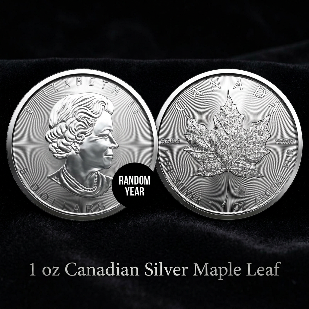 1 oz Canadian Silver Maple Leaf (Year Varies)
