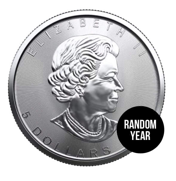 1 oz Canadian Silver Maple Leaf (Year Varies)