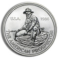 1 oz silver round coin engelhard prospector