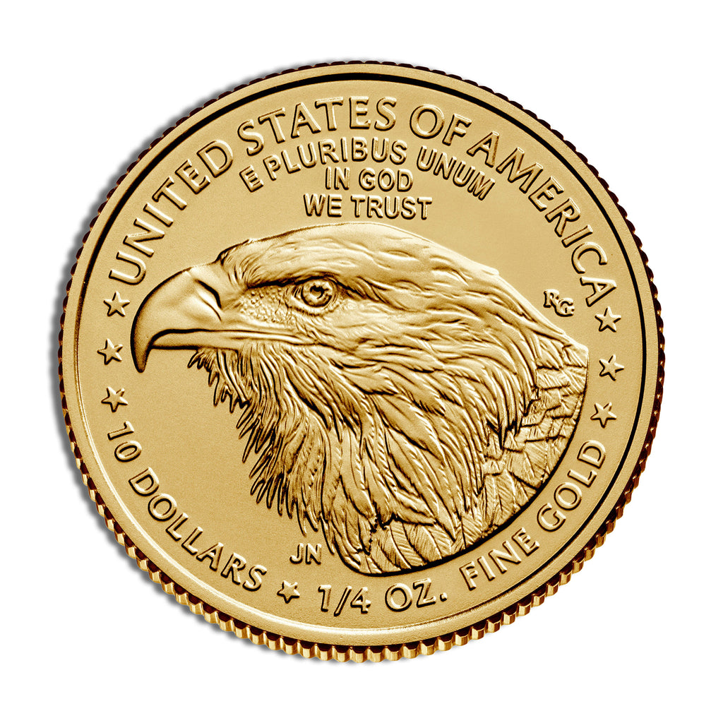 quarter oz of gold coin american gold eagle uncirculated bullion 