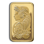 1 gram gold bar carded Pamp fortuna gold card