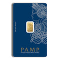 1 gram gold bar carded Pamp fortuna gold card